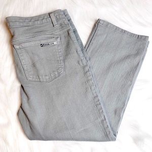 Michael Kors Cropped Jeans in Nickel Size 8